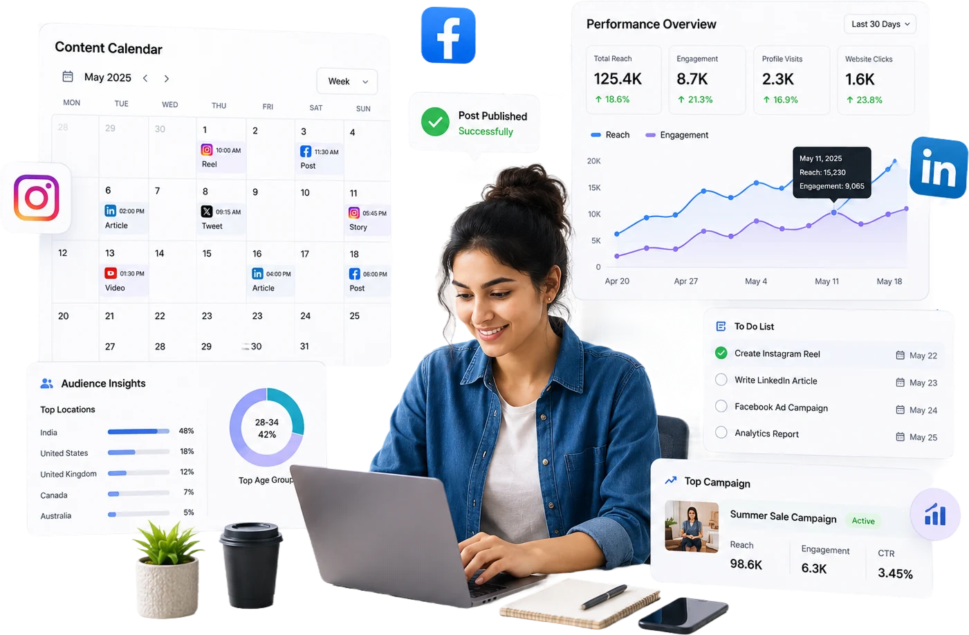 Managed Social Media & Digital Marketing Services | Grow Your Brand